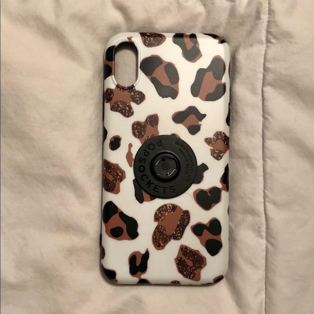 Cheetah Print iPhone X Case